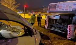 Bingöl’de kaygan yol kazaya neden oldu: 1 yaralı