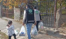 Bingöl'de Umut Kervanı’ndan 203 aileye yardım
