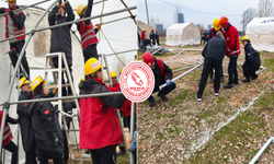 Bursa MEB AKUB ekibi, acil barınmada ağır seviye akreditasyon alan ilk birim oldu