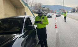 Bursa’da kış lastiği denetiminde 10 araca 9 bin TL ceza