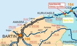 Cide-Bartın yolu heyelan nedeniyle ulaşıma kapandı