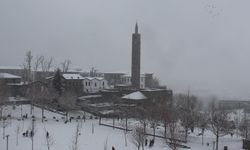 Diyarbakır için beklenen kar yağışı başladı