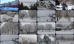 Diyarbakır’da kar sonrası kartpostallık manzaralar