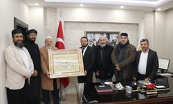 Filistinli heyetten Sivas İl Müftüsü Limon’a ziyaret