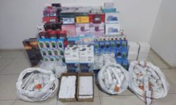 Gaziantep'te yüklü miktarda gümrük kaçağı ürün ele geçirildi