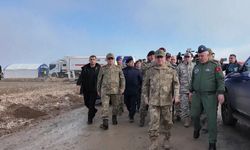 Genelkurmay Başkanı Bayraktaroğlu, kaza bölgesinde incelemelerde bulundu