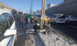 Gizli buzlanma kazaya neden oldu: 1 yaralı