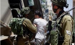 İşgal rejimi Batı Şeria biri kız çocuğu 10 kişiyi alıkoydu