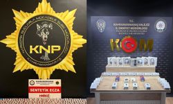 Kahramanmaraş’ta 1288 sentetik ecza hapı ele geçirildi