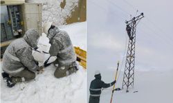 Kar yağışı nedeniyle 6 ilde elektrik arıza çalışmaları sürüyor