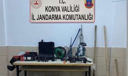 Konya’da kaçak kazı operasyonunda 8 şüpheli yakalandı