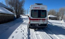 Köy yolları kapalı olan gebe kadın ve yaşlı hasta kurtarıldı
