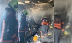 Malatya'da çıkan yangında ev küle döndü