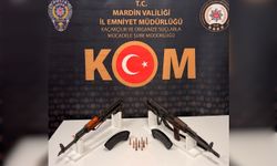 Mardin’de durdurulan bir araçta uzun namlulu silahlar ele geçirildi