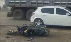 Otomobil ile motosiklet çarpıştı: Bir ağır yaralı