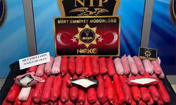 Siirt'te hayvanların karın boşluklarına gizlenmiş 54 kilo metamfetamin ele geçirildi