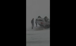 Silvan–Diyarbakır yolunda kar ve buzlanma nedeniyle kaza