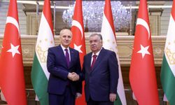 Tacikistan Cumhurbaşkanı Rahman, TBMM Başkanı Kurtulmuş'u kabul etti
