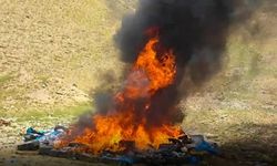 Afganistan'ın Helmand eyaletinde uyuşturucu üretim tesisi imha edildi