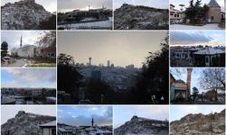 Ankara’da yeni yılın ilk gününde kar manzaraları