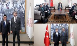 Bakan Tekin, üç ülkenin büyükelçilerini kabul etti