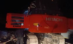 Batman'da iş makinesi yangını