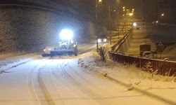 Battalgazi'de karla mücadele çalışmaları gece boyu sürdü