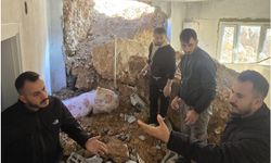 Cizre'de toprak kaymasında 3 ev kullanılamaz hale geldi