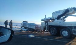 Diyarbakır'da kontrolden çıkan tır yoldan çıktı