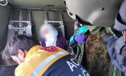 Diyarbakır’da rahatsızlanan vatandaş helikopterle hastaneye ulaştırıldı