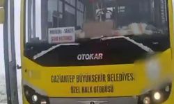 Gaziantep'te drift atan şehir içi otobüs sürücüsüne ceza