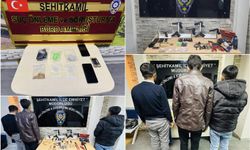 Gaziantep’te ruhsatsız silah ve uyuşturucu operasyonu: 3 şüpheli yakalandı