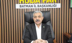 HÜDA PAR Batman İl Başkanı Şahin: Trafik terörüne dur diyelim