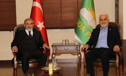 HÜDA PAR Genel Başkanı Yapıcıoğlu, Yekgirtu Genel Sekreteri Bahaddin ile görüştü
