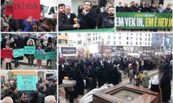 HÜDA PAR Suriye'deki savaş mağduru Kürtler için meydanlara indi