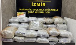 İzmir’de 65 kilogram esrar ele geçirildi, 1 kişi tutuklandı