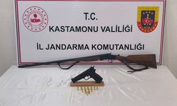 Kastamonu’da silah ve mühimmat ele geçirildi