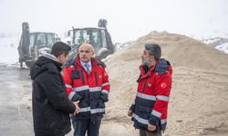 Malatya Büyükşehir Belediyesi karla mücadelede 12 bin 768 kilometrede çalışmalarını sürdürüyor