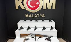 Malatya'da ruhsatsız silah operasyonu: 3 gözaltı