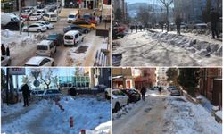 Mardin'de yol ve kaldırımlar adeta buz pistine döndü: Vatandaşlar belediyeden çözüm bekliyor