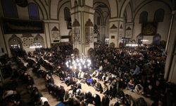 Miraç Kandili Bursa Ulu Cami’nde dualarla idrak edildi