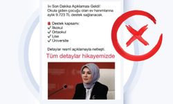 "Okula giden çocuğu olan ev hanımlarına destek" iddialarına yalanlama