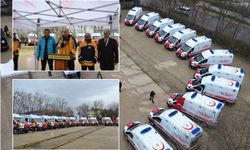 Sağlık Bakanlığı'ndan Bursa'ya 17 yeni ambulans