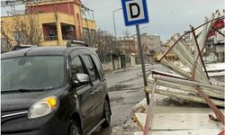 Şiddetli rüzgâr Siirt’te etkili oldu