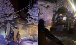 Şırnak’ta yolu kardan kapanan köydeki hastaya paletli ambulansla ulaşıldı