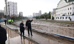 Vali Atilla Toros su taşkınlarıyla ilgili sahada incelemeler gerçekleştirdi