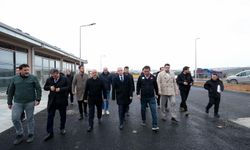 Vali Gül, Haraççı Küçük Sanayi Sitesi inşaatında incelemelerde bulundu