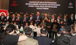 Bakan Ersoy, Batman'da 3 kütüphanenin toplu açılışını gerçekleştirdi