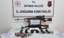 Batman'da yol kontrollerinde silah ve mühimmat ele geçirildi