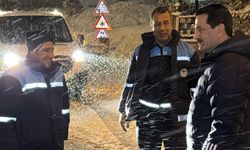 Battalgazi’de karla mücadeleye gece denetimi